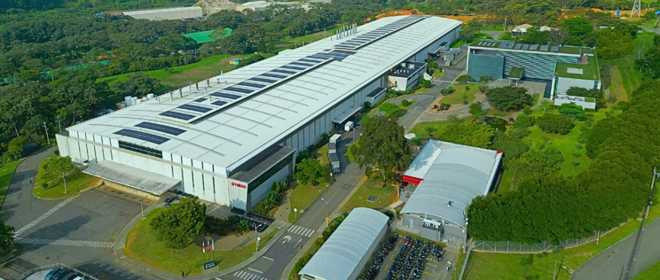 La planta de producción de Incolmotos Yamaha en Girardota, Antioquia, es ejemplo de sostenibilidad empresarial para Colombia.