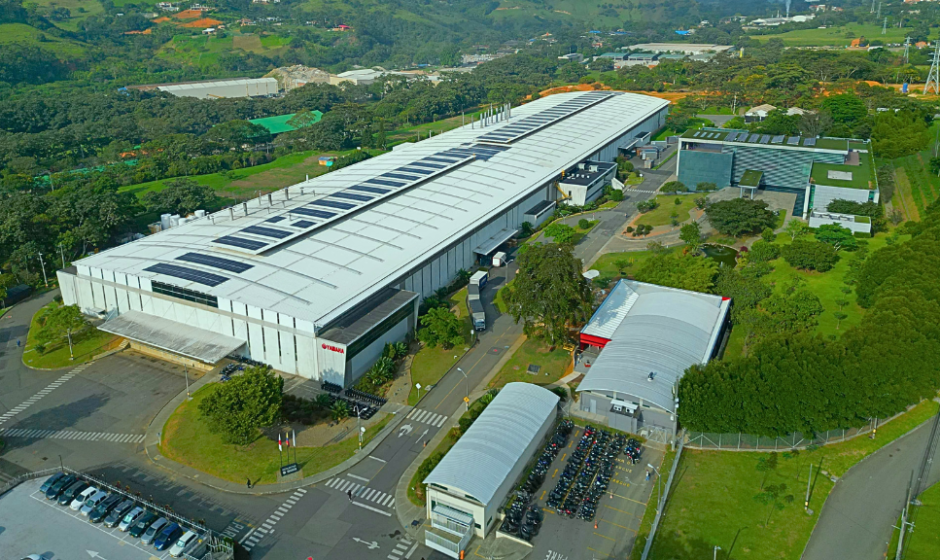 La planta de producción de Incolmotos Yamaha en Girardota, Antioquia, es ejemplo de sostenibilidad empresarial para Colombia.