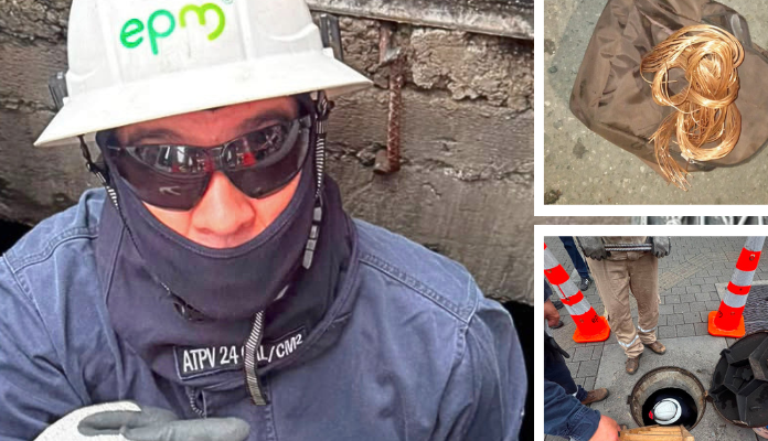 Infraestructura eléctrica de EPM afectada por hurto y vandalismo en Antioquia.