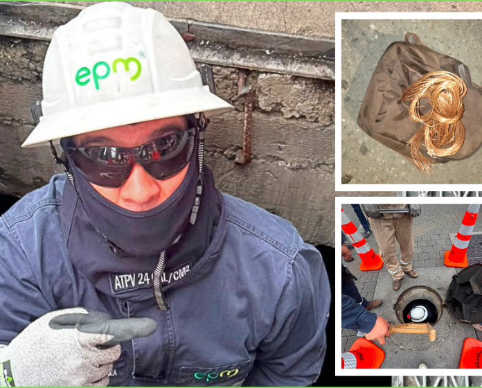Infraestructura eléctrica de EPM afectada por hurto y vandalismo en Antioquia.