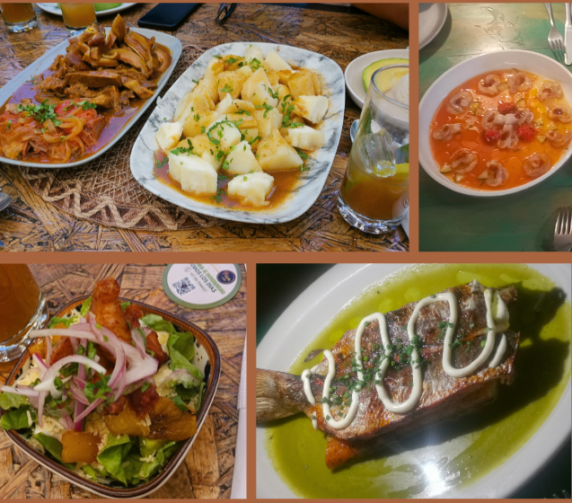 Platos de Pura Vida y Mar y Fuego, restaurantes de la guía Medellín Sí Sabe