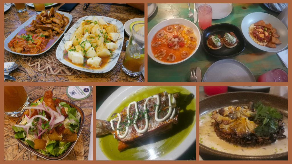 Platos de Pura Vida y Mar y Fuego, restaurantes de la guía Medellín Sí Sabe