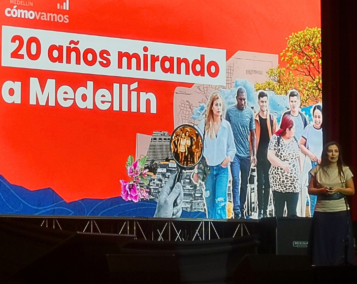 Mónica Almonacid presenta el balance de los 20 años de Medellín Cómo Vamos