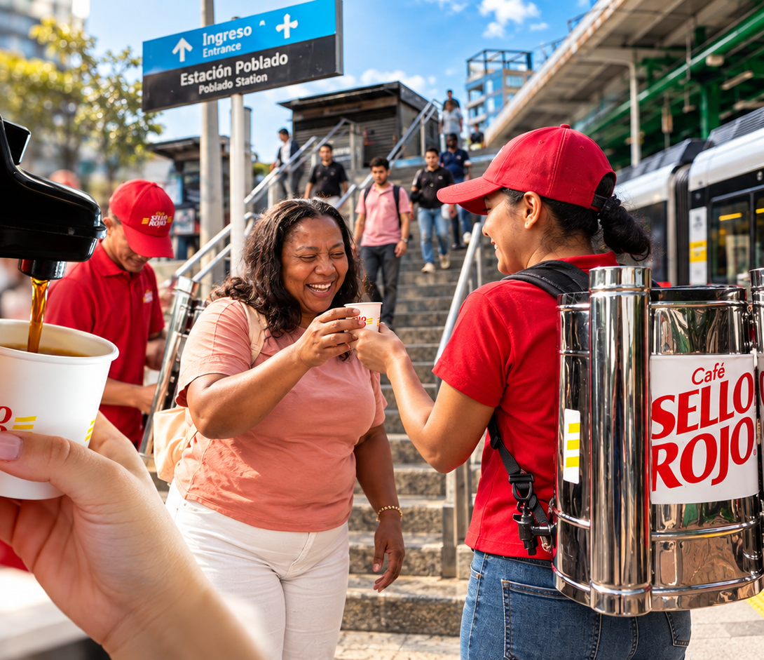 Con 173 tazas por segundo, Sello Rojo celebra con Colombia el Día Internacional del Café