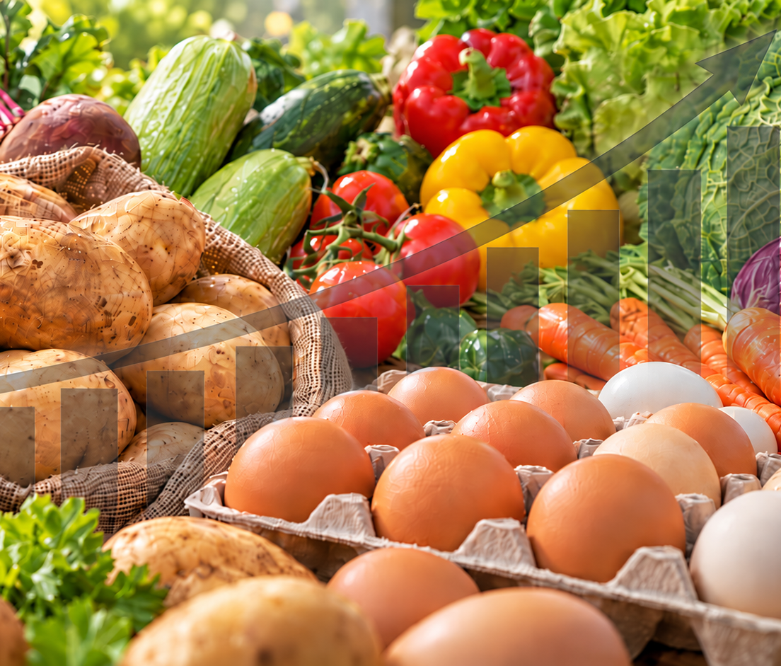 Los alimentos seguirán presionando el costo de vida en Colombia, advierte la Bolsa Mercantil