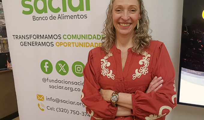 Lina María Echeverri, directora ejecutiva de Fundación Saciar, en Medellín.