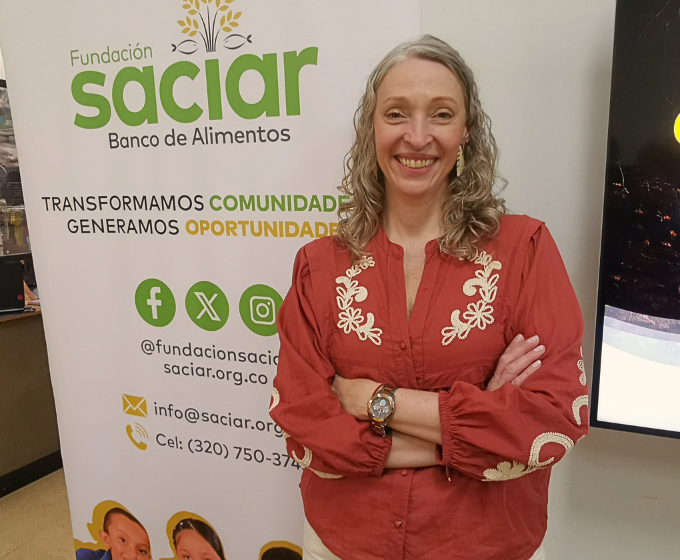Lina María Echeverri, directora ejecutiva de Fundación Saciar, en Medellín.