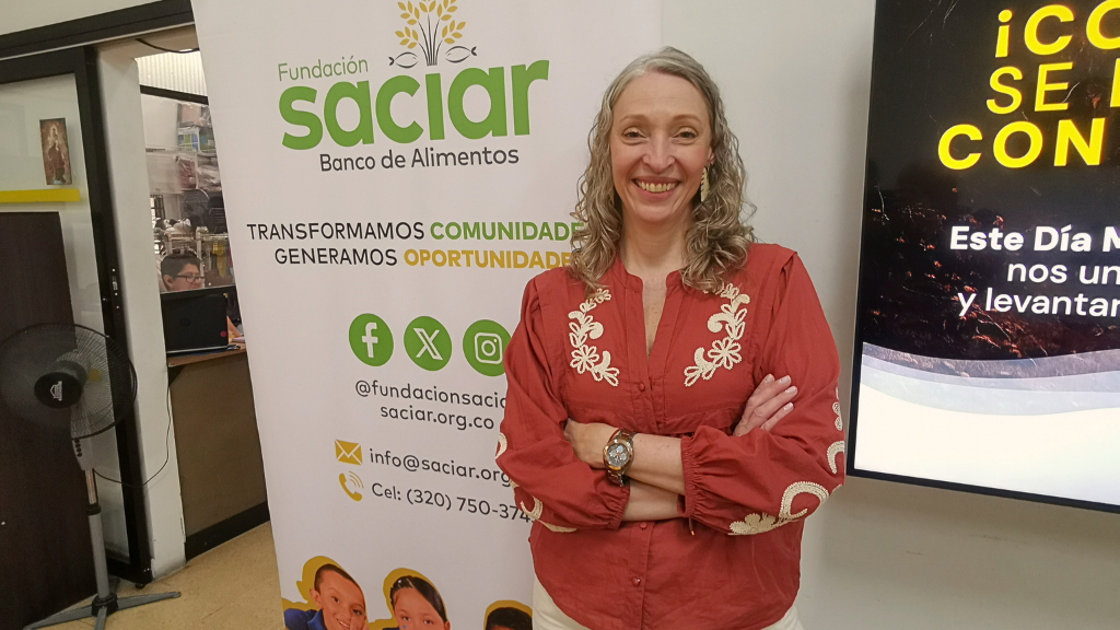 Lina María Echeverri, directora ejecutiva de Fundación Saciar, en Medellín.