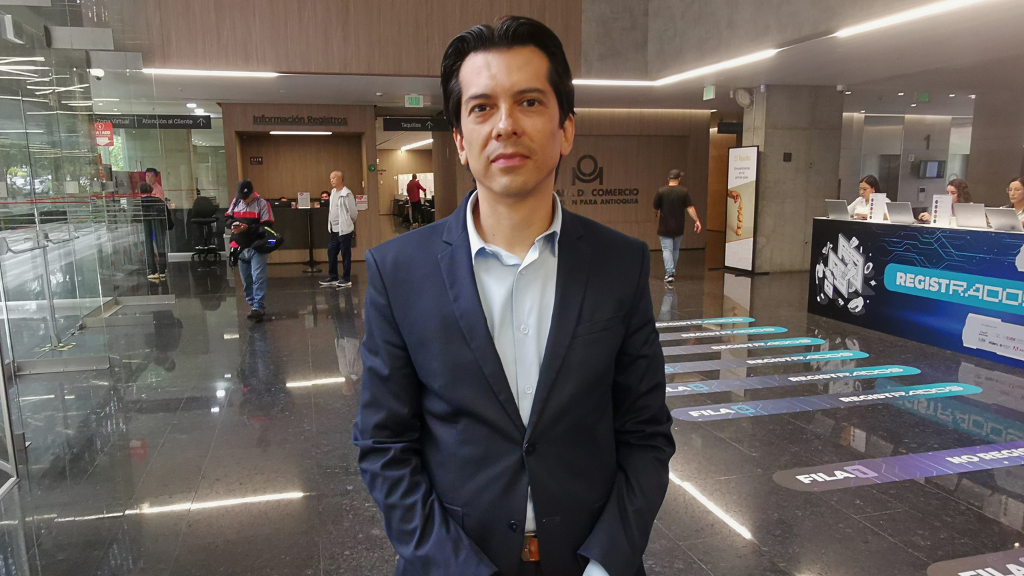 Luis Fernando Agudelo Henao, director de Planeación de Antioquia, durante Experiencia Tech 2026 en Medellín.